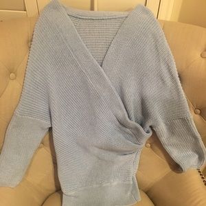 Brand new wrap sweater